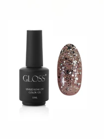 Гель-лак GLOSS Shine 411, серебристый, голографический микроблеск и блестки. Shine GLOSS COMPANY модель 4823271402863 Гель-лак GLOSS Shine 411, серебристый, голографический микроблеск и блестки. Shine GLOSS COMPANY модель 4823271402863 Фото