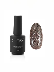 Гель-лак GLOSS Shine 412, белое золото с блестками. Shine GLOSS COMPANY модель 4823271402849 Гель-лак GLOSS Shine 412, белое золото с блестками. Shine GLOSS COMPANY модель 4823271402849 Фото