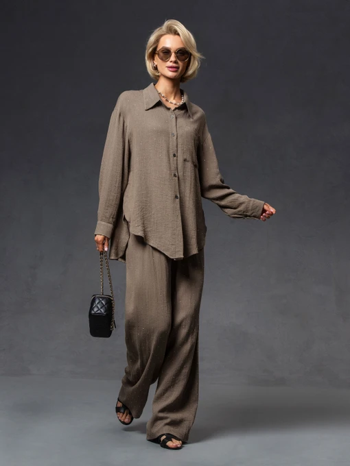 Костюмы VIVA WEAR модель 333-crystal-khaki Фото