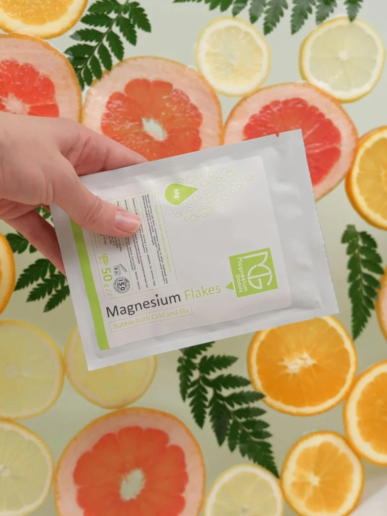 Саше магниевая соль для ванн с пеной Magnesium Flakes Bubble Bath Cold and Flu Magnesium Goods модель 680651 Саше магниевая соль для ванн с пеной Magnesium Flakes Bubble Bath Cold and Flu Magnesium Goods модель 680651 Фото