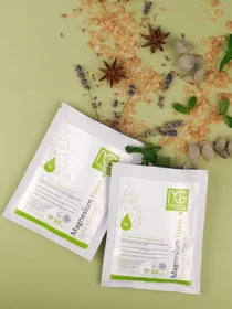 Саше 2в1 Магниевая соль и пена для ванн Magnesium Flakes Bubble Bath IMMUNO Magnesium Goods модель 682075 Фото