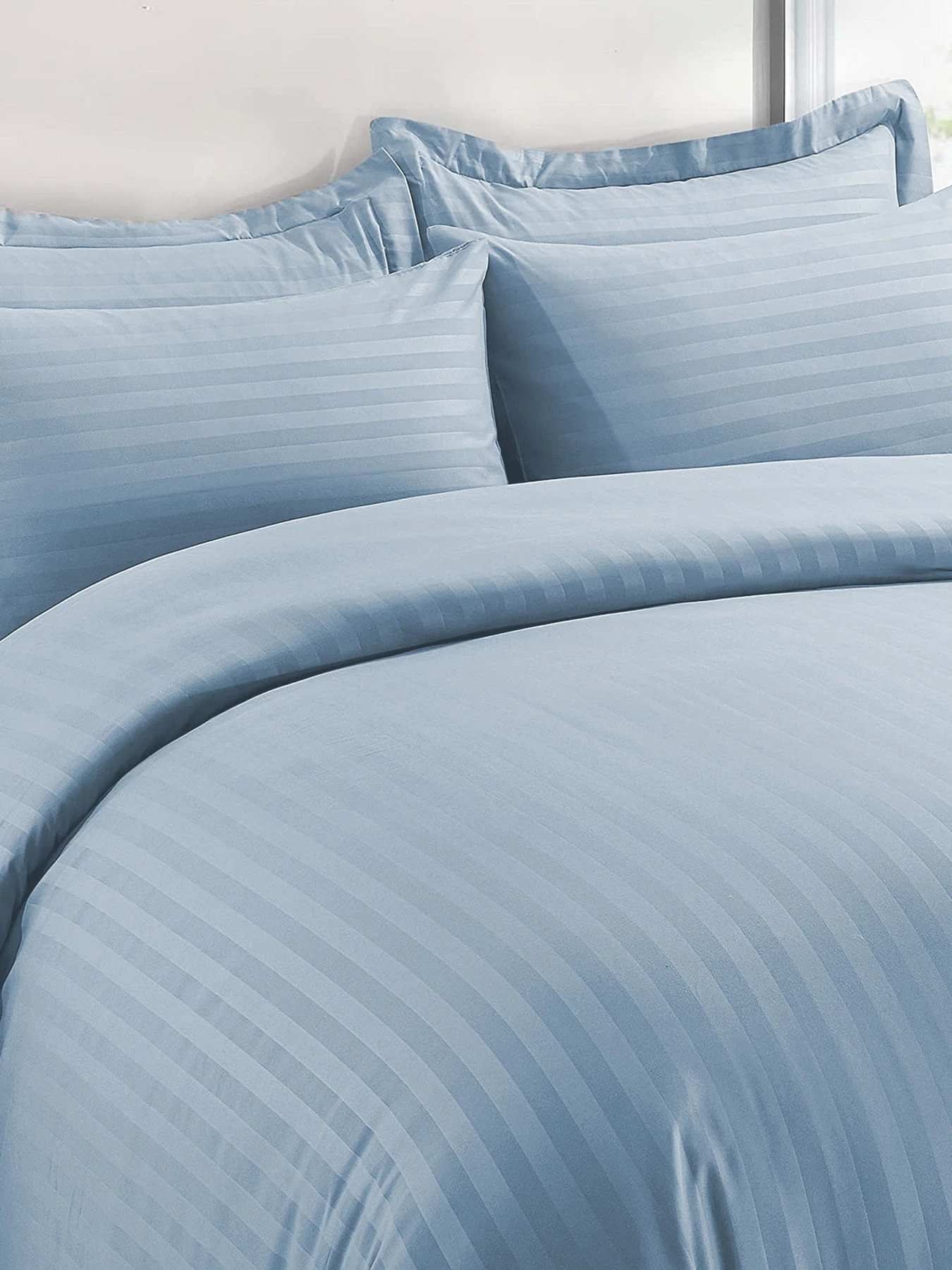 Комплект Постільної Білизни Страйп Сатин River Vital Textile модель SP1.5-5 Комплект Постільної Білизни Страйп Сатин River Vital Textile модель SP1.5-5 Фото
