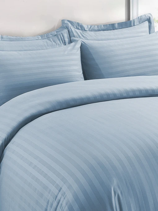 Комплект Постельного белья Страйп Сатин Soft River Vital Textile модель SP1.5-5 Фото