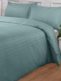 Комплект Постельного белья Страйп Сатин Sage Vital Textile модель SP1.5-6 Фото