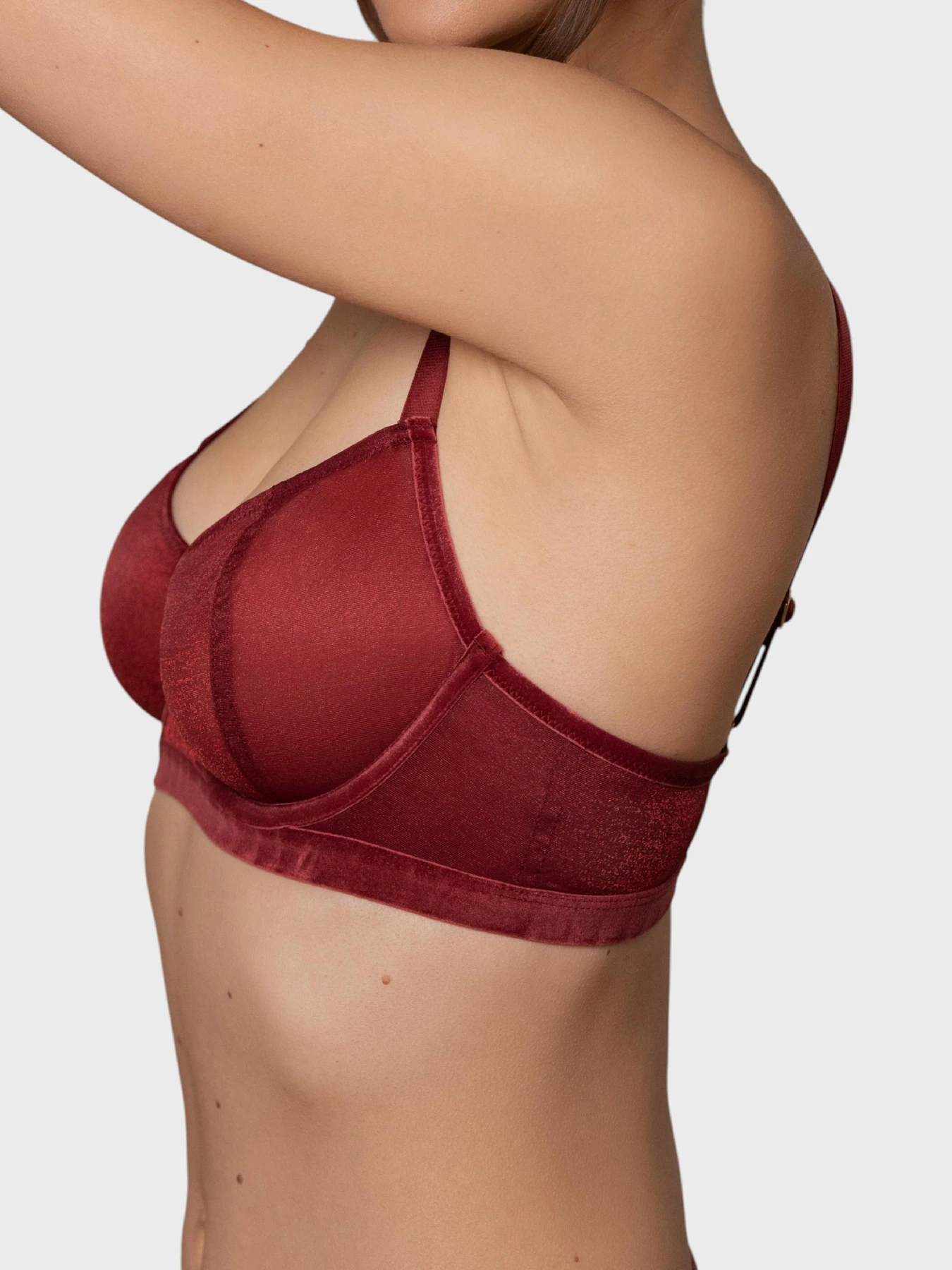 Нижня білизна Brabrabra модель SLZ27301305_burgundy Нижня білизна Brabrabra модель SLZ27301305_burgundy Фото