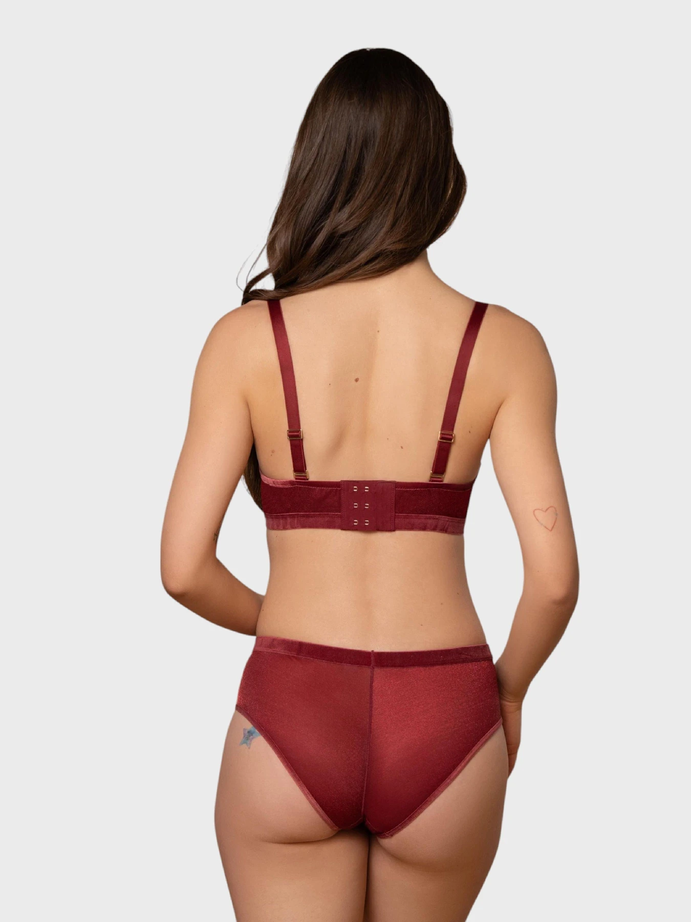 Нижня білизна Brabrabra модель SLZ27301305_burgundy Нижня білизна Brabrabra модель SLZ27301305_burgundy Фото