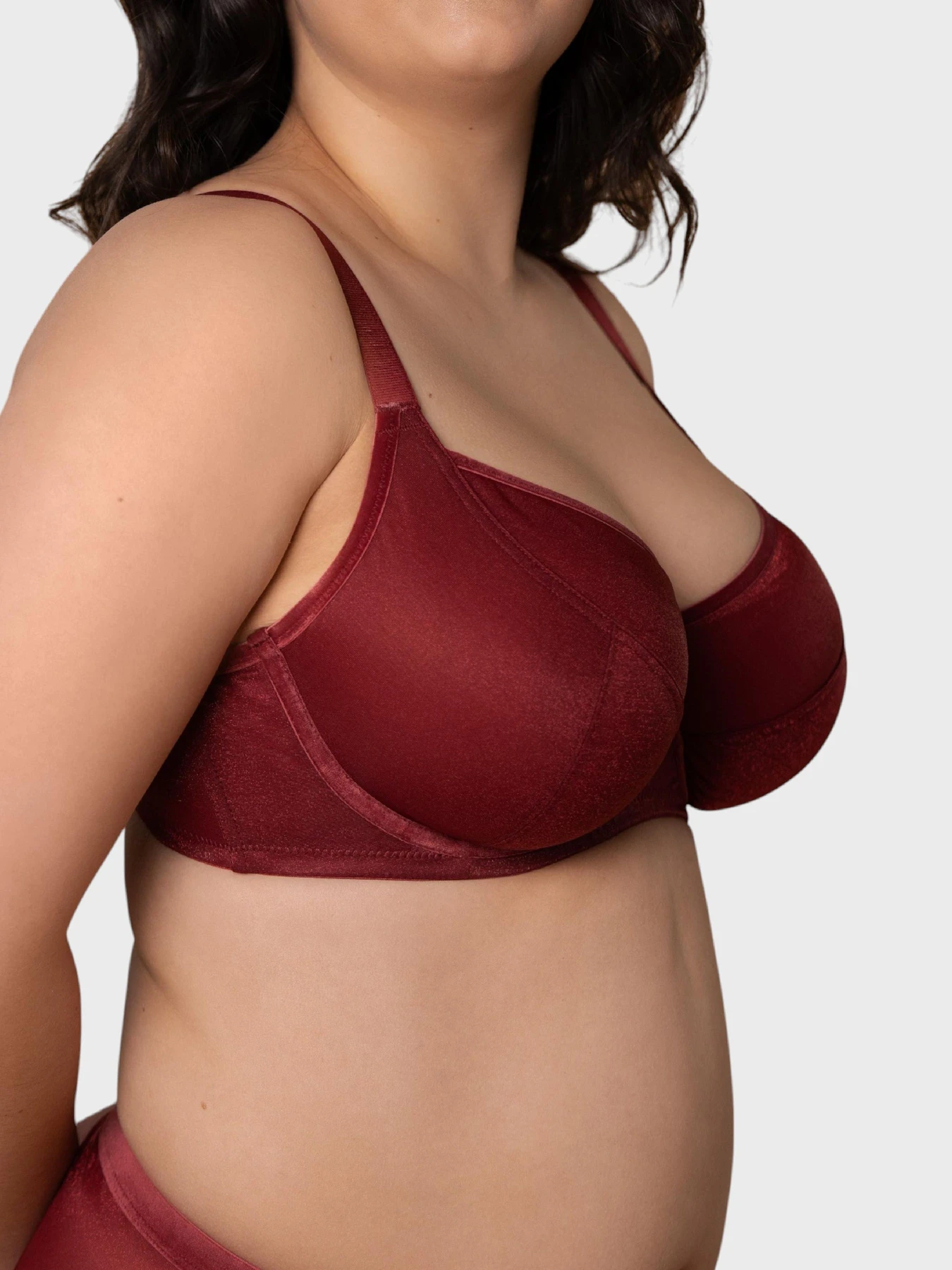 Нижня білизна Brabrabra модель SLZ27301311_burgundy Нижня білизна Brabrabra модель SLZ27301311_burgundy Фото