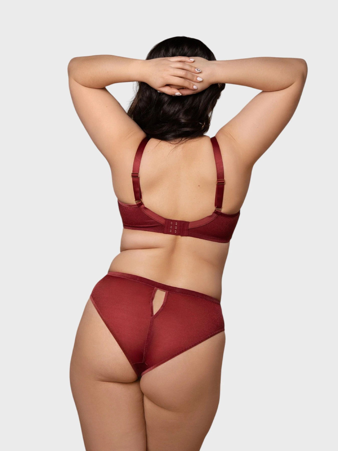 Нижня білизна Brabrabra модель SLZ27301311_burgundy Нижня білизна Brabrabra модель SLZ27301311_burgundy Фото
