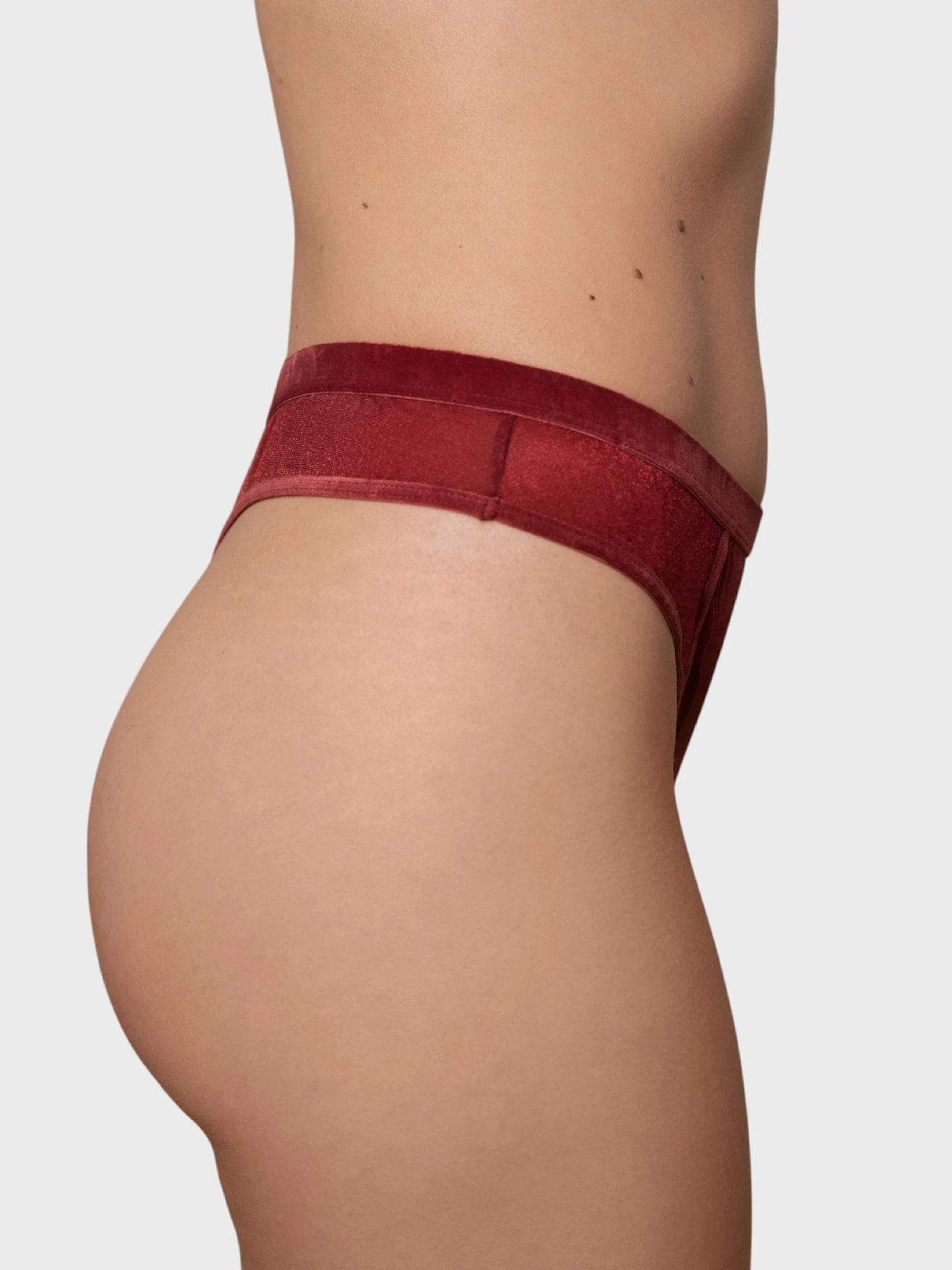 Нижня білизна Brabrabra модель SLZ27302302_burgundy Фото