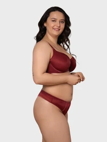 Нижня білизна Brabrabra модель SLZ27302302_burgundy Фото
