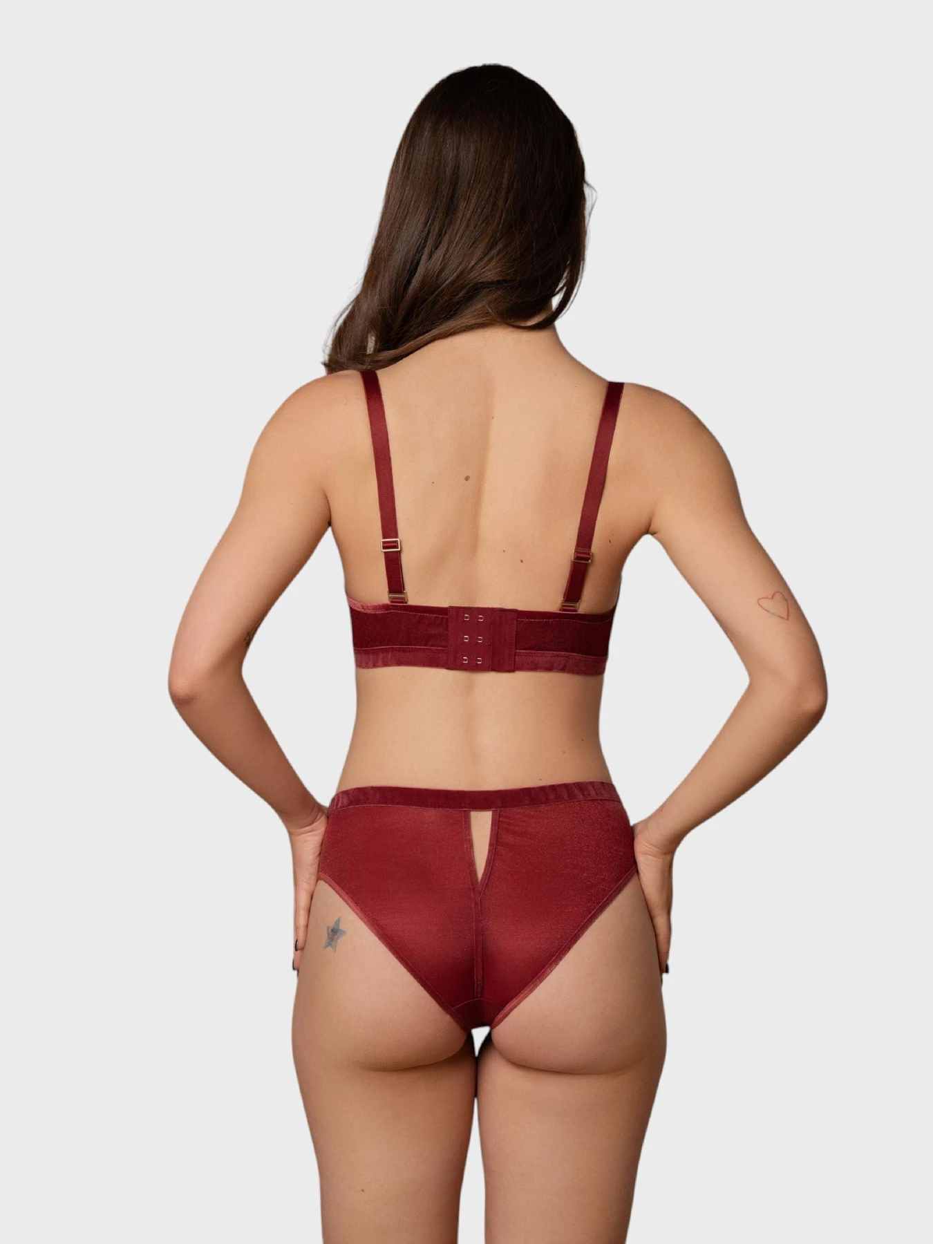 Нижня білизна Brabrabra модель SLZ27302321_burgundy Нижня білизна Brabrabra модель SLZ27302321_burgundy Фото