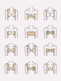 Нижнее белье Brabrabra Тейп для грудей модель 00-00012122_beige Фото