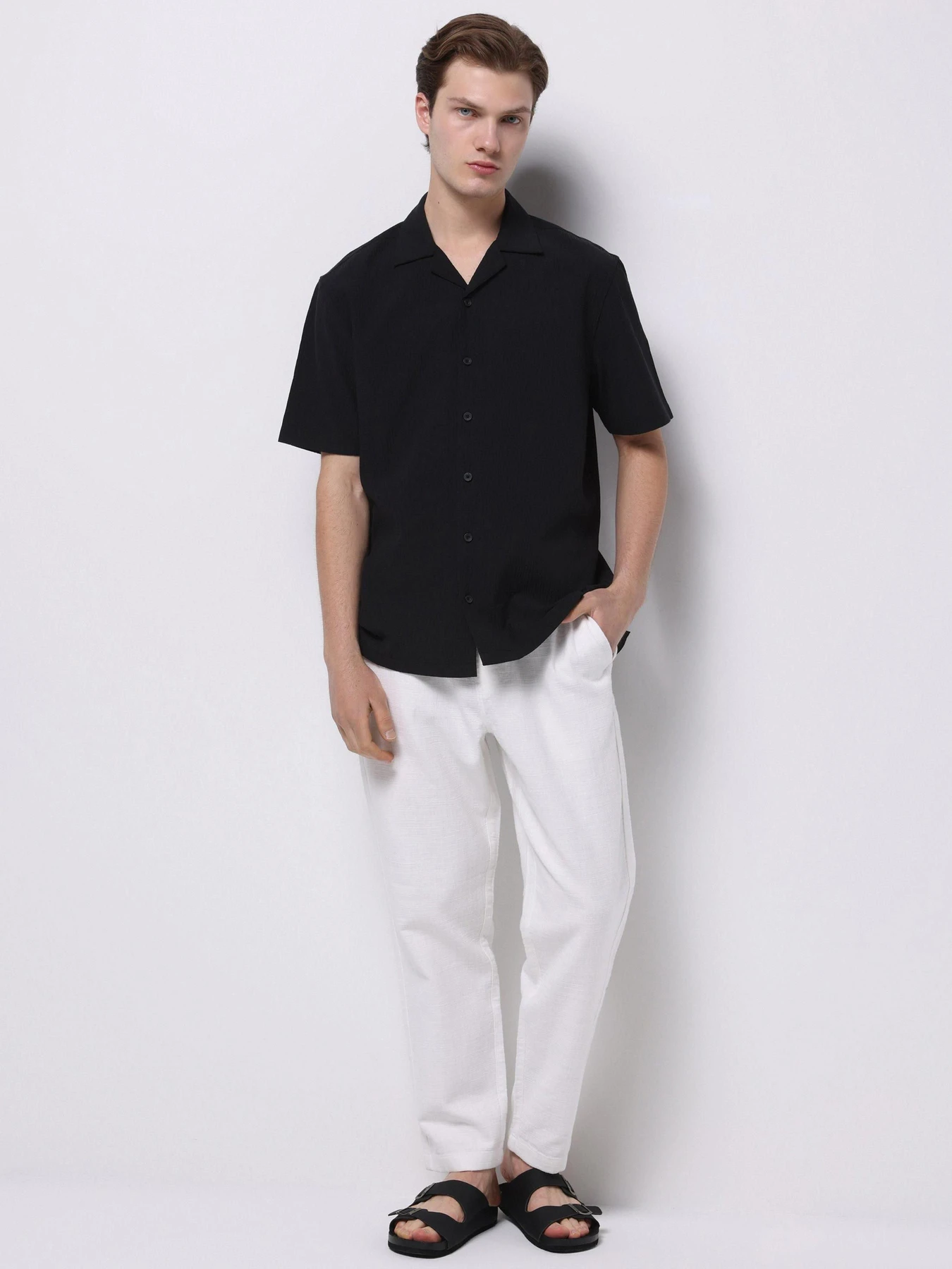Сорочки Colin’s модель CL1074590_Q1.V1_BLK Фото