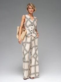 Костюми VIVA WEAR модель 3808-jilet-milk Фото