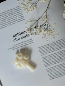 Ароматичне саше "Букетик", аромат - Midnight Blackberry (Опівнічна ожина), з натурального оливкового воску Candle Design модель 160.3003 Фото