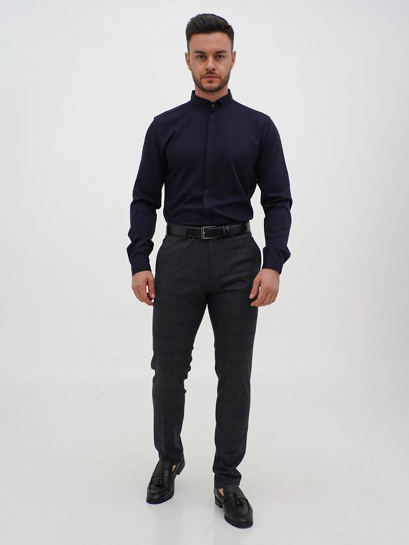 Брюки Trend Collection модель TC12623BlackBlueSHTN Фото