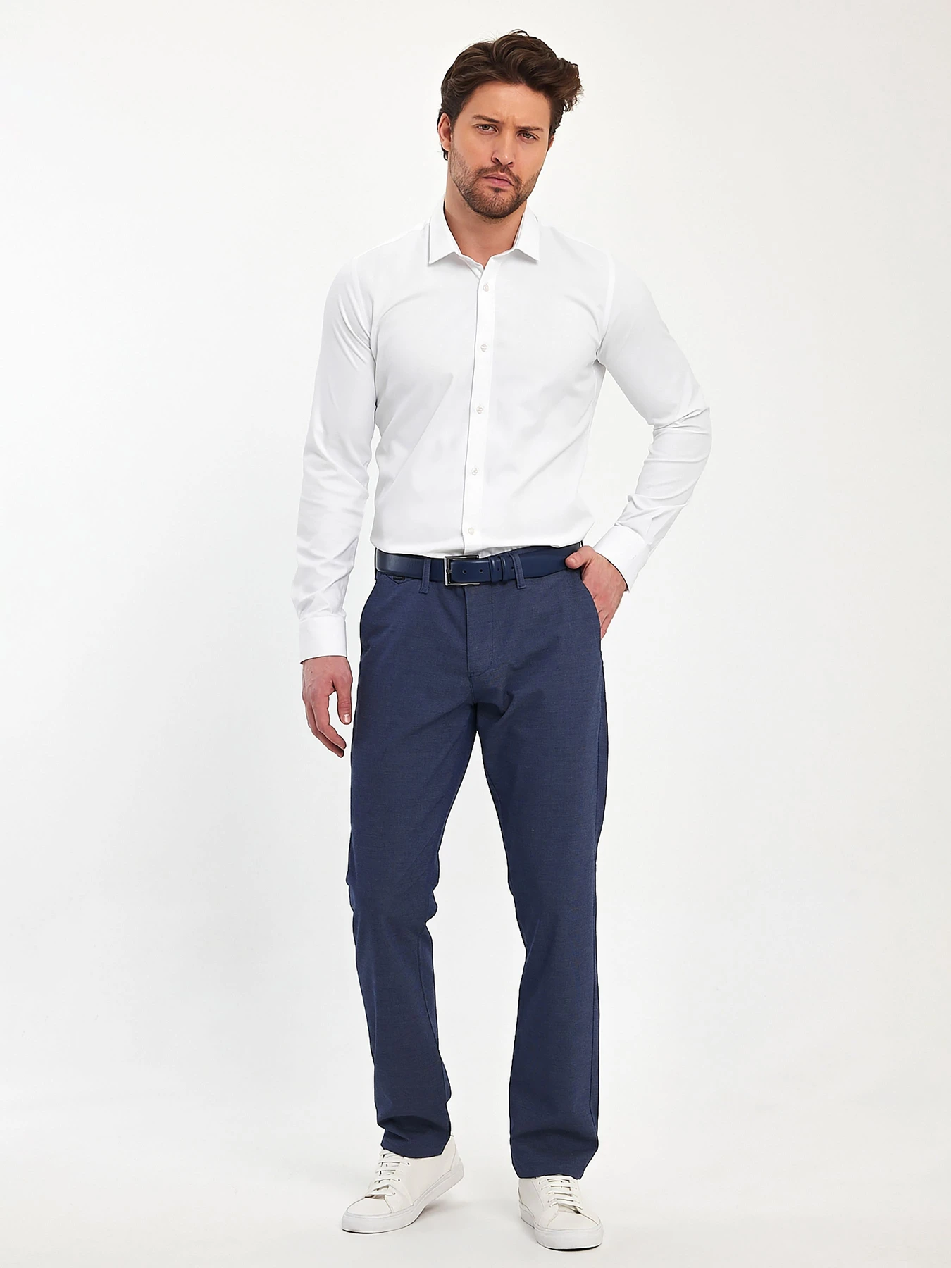 Брюки Trend Collection модель TC11396DarkBlueSHTN Фото