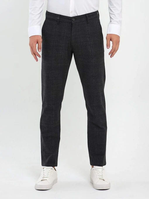 Брюки Trend Collection модель TC9305GreyBrownSHTN Фото