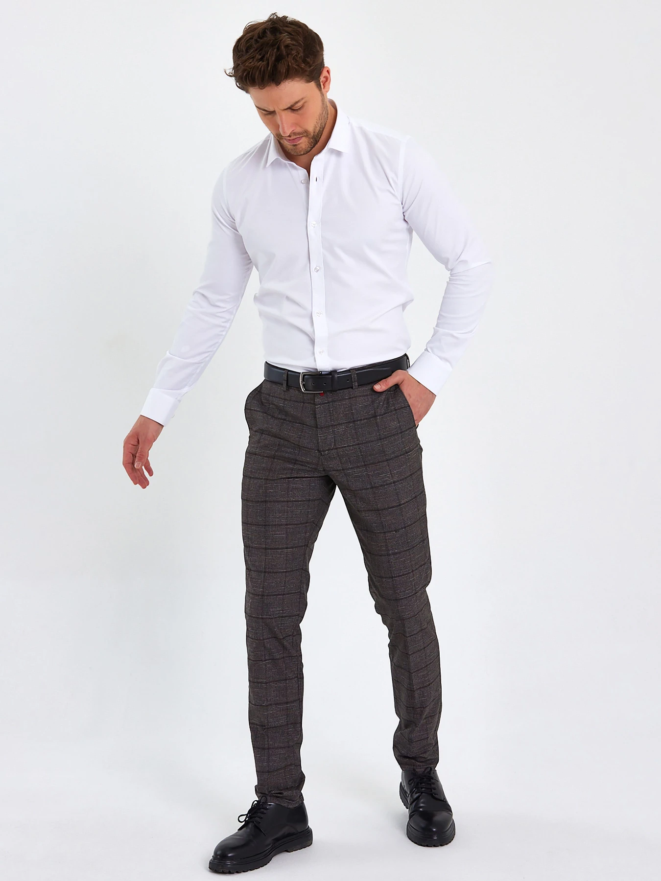 Брюки Trend Collection модель TC9011BrownSHTN Фото