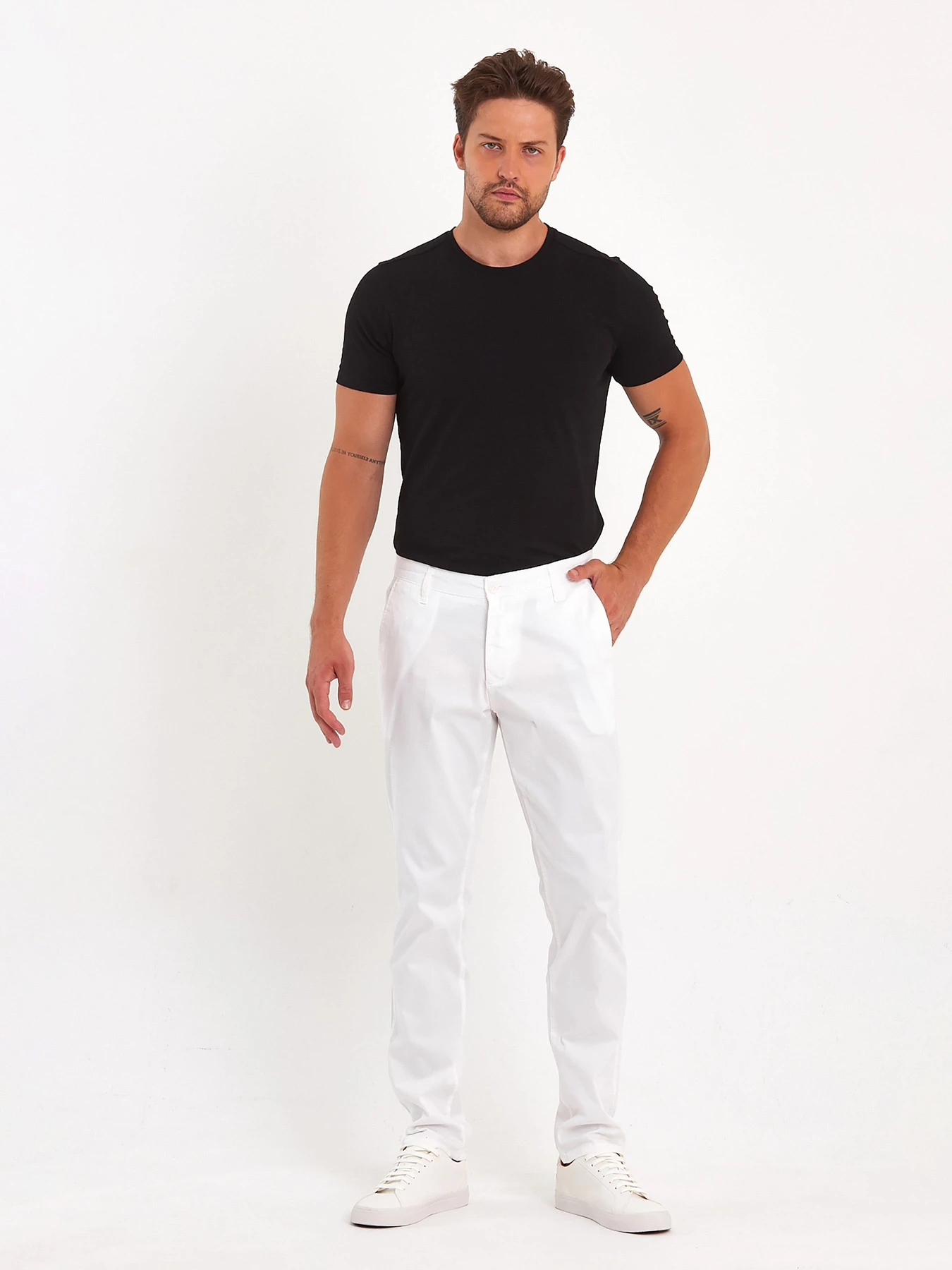 Брюки Trend Collection модель TC8986WhiteSHTN Фото