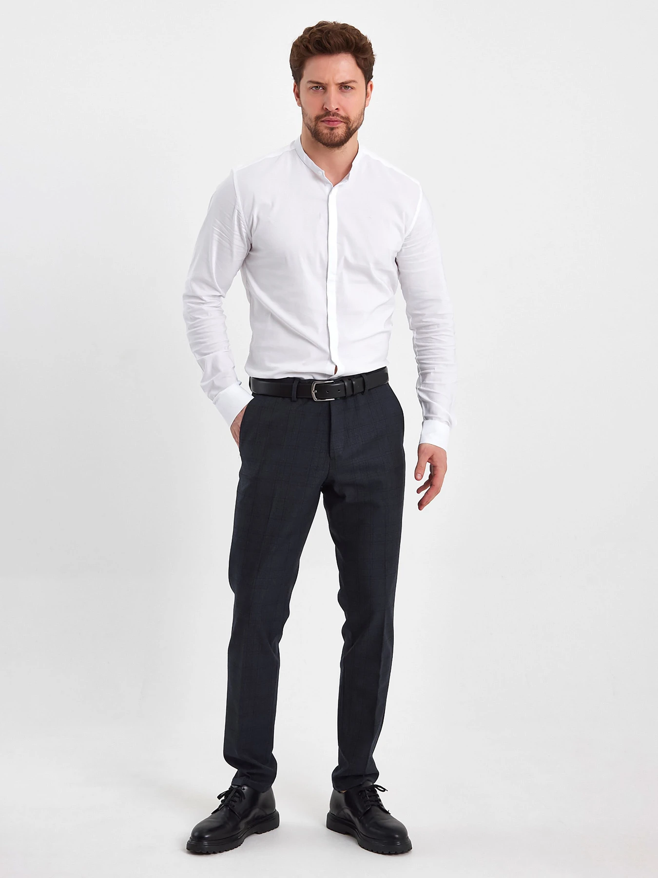 Брюки Trend Collection модель TC8354GreyBlueSHTN Фото