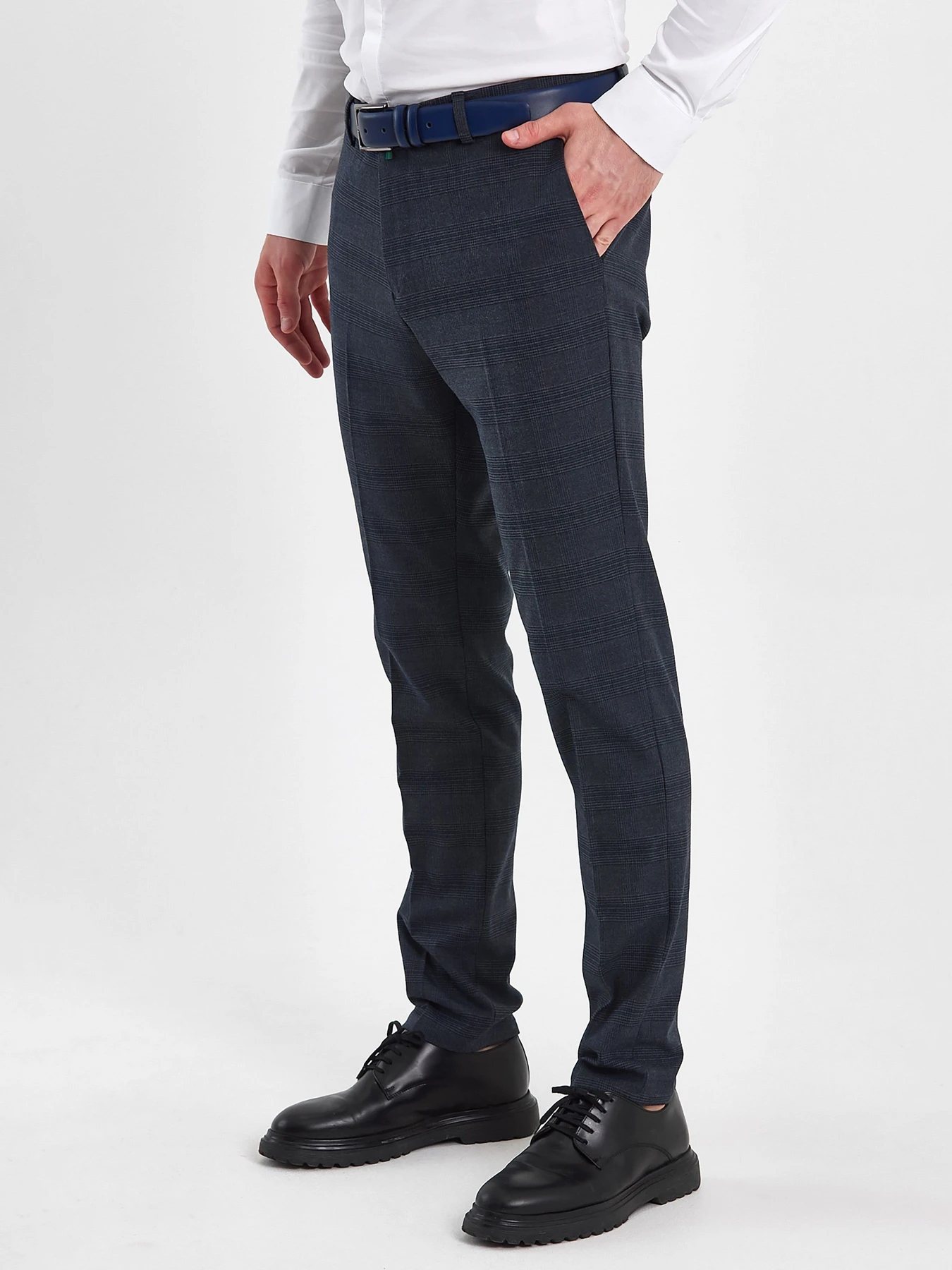 Брюки Trend Collection модель TC8352GreyBlueSHTN Брюки Trend Collection модель TC8352GreyBlueSHTN Фото