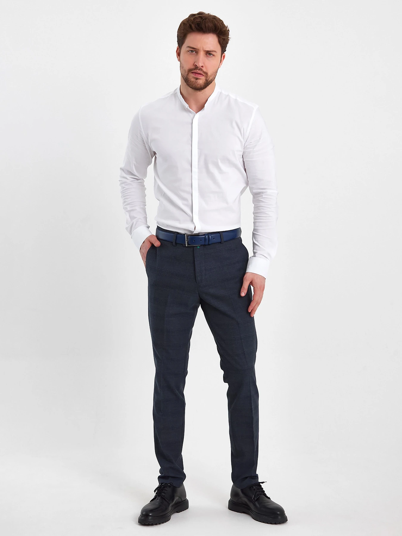 Брюки Trend Collection модель TC8352GreyBlueSHTN Брюки Trend Collection модель TC8352GreyBlueSHTN Фото