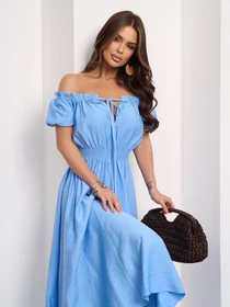 Сукні ISSA Plus модель 15185_голубой Фото