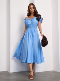 Сукні ISSA Plus модель 15185_голубой Фото