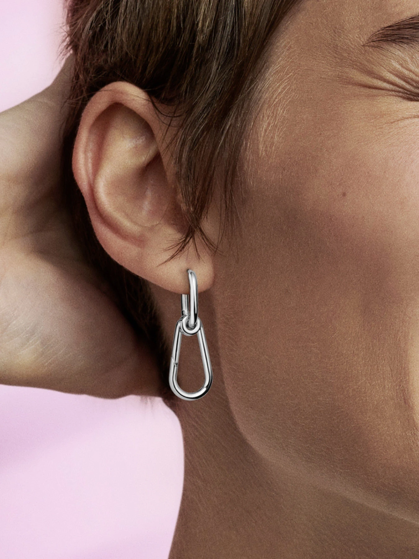 Серьги-подвески PANDORA Me модель 299664C00 Фото