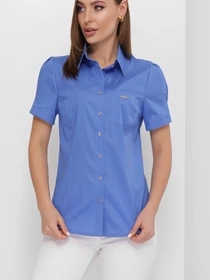 Сорочки MarSe модель marse-bluza-1879-sinij Фото