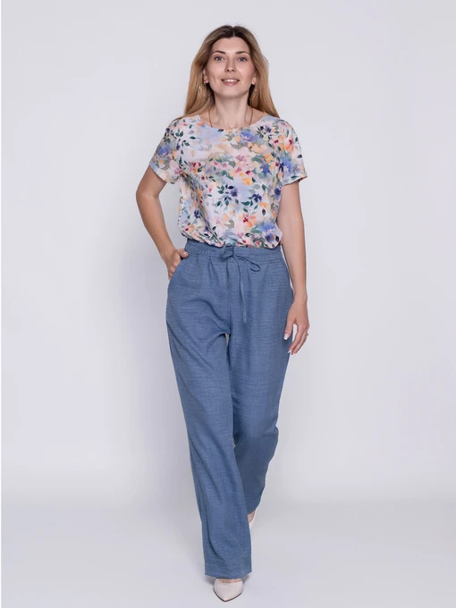 Брюки Nita модель bryuki-n820-25-denim Фото