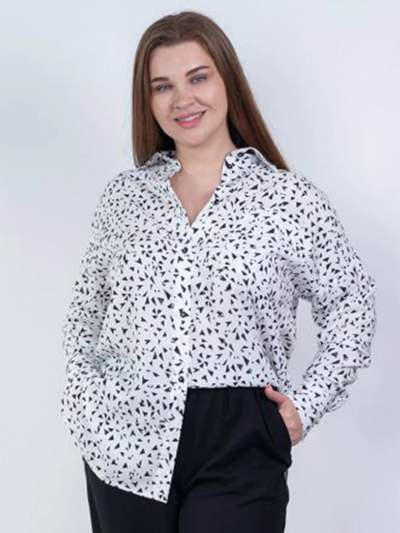 Рубашки Nita модель rubashka-n1003-24-belj Фото