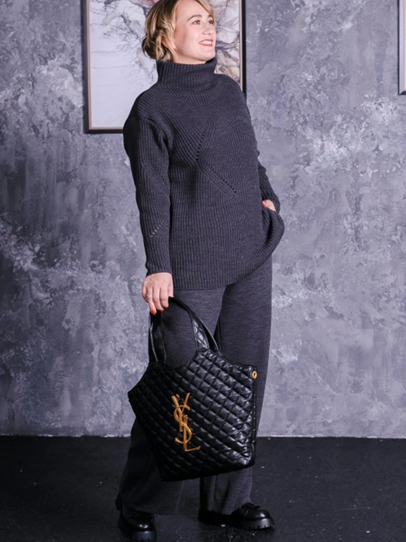 Брюки Nita модель bryuki-n2401-24-grafit Фото