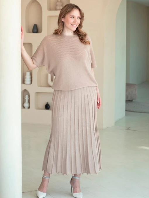 Свитры и кардиганы Nita модель dzhemper-n2109-25-pesok Фото