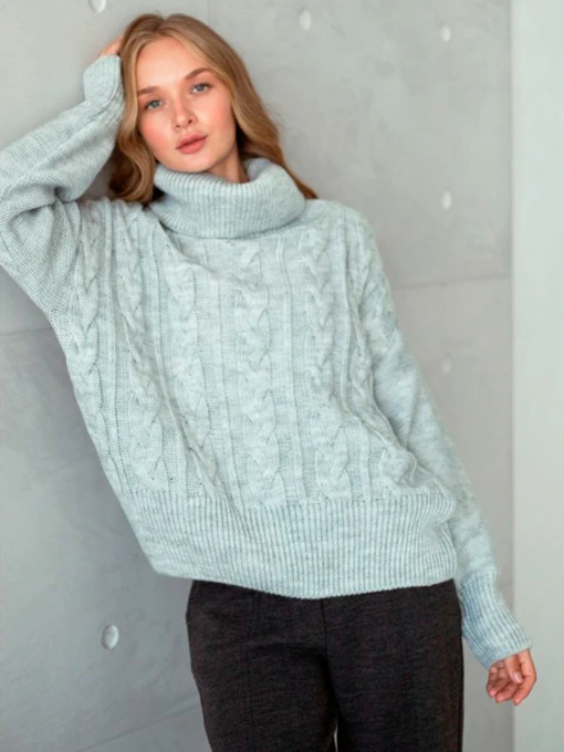 Свитры и кардиганы Nita модель dzhemper-n2104-24-serebro Фото