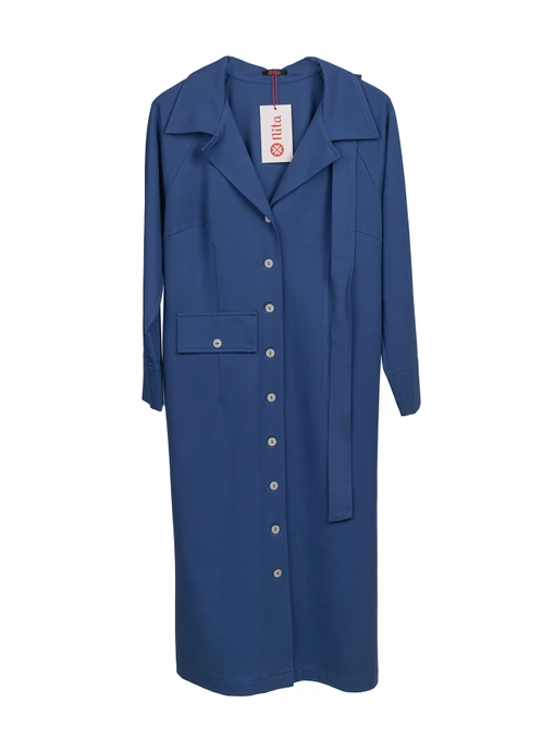 Платья Nita модель platxe-n1231-24-denim Фото