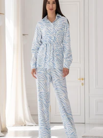 Штани RiMari модель 0624-blakitnij-print Фото