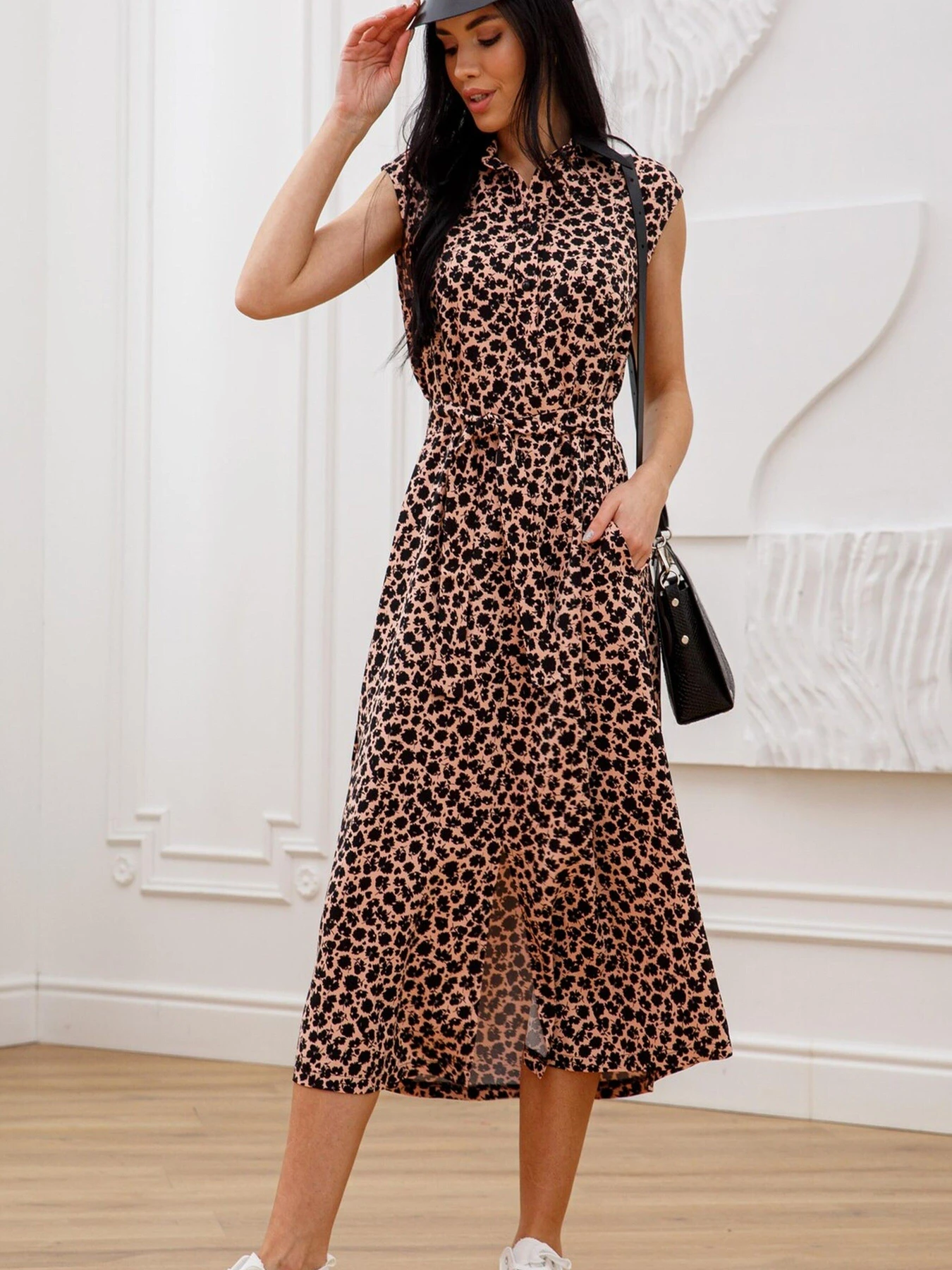 Платья RiMari модель 0323-persik-print Фото
