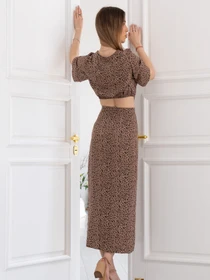 Платья RiMari модель 02-kapuchino-print Фото
