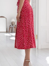 Юбки RiMari модель 0322-chervonij-print Фото