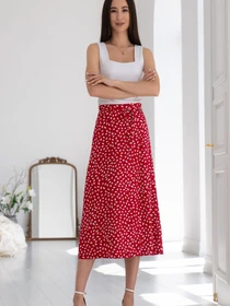 Юбки RiMari модель 0322-chervonij-print Фото