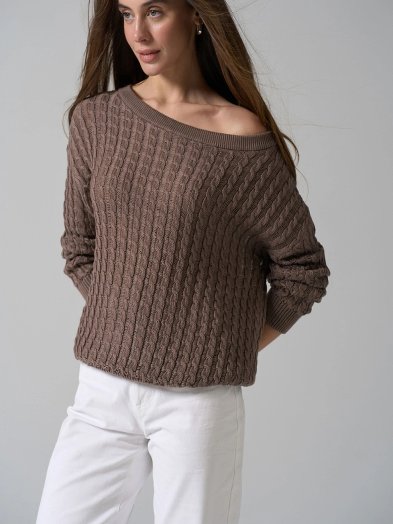 Светри та кардигани TrikoBakh модель 2857-mokko-mus Светри та кардигани TrikoBakh модель 2857-mokko-mus Фото