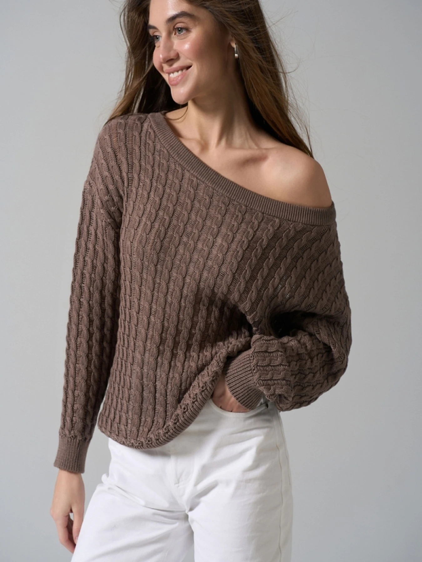 Светри та кардигани TrikoBakh модель 2857-mokko-mus Светри та кардигани TrikoBakh модель 2857-mokko-mus Фото