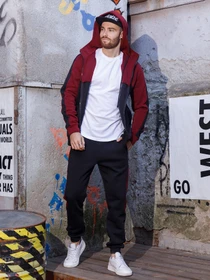 Костюмы ISSA Plus модель GN-442_blackburgundy Фото