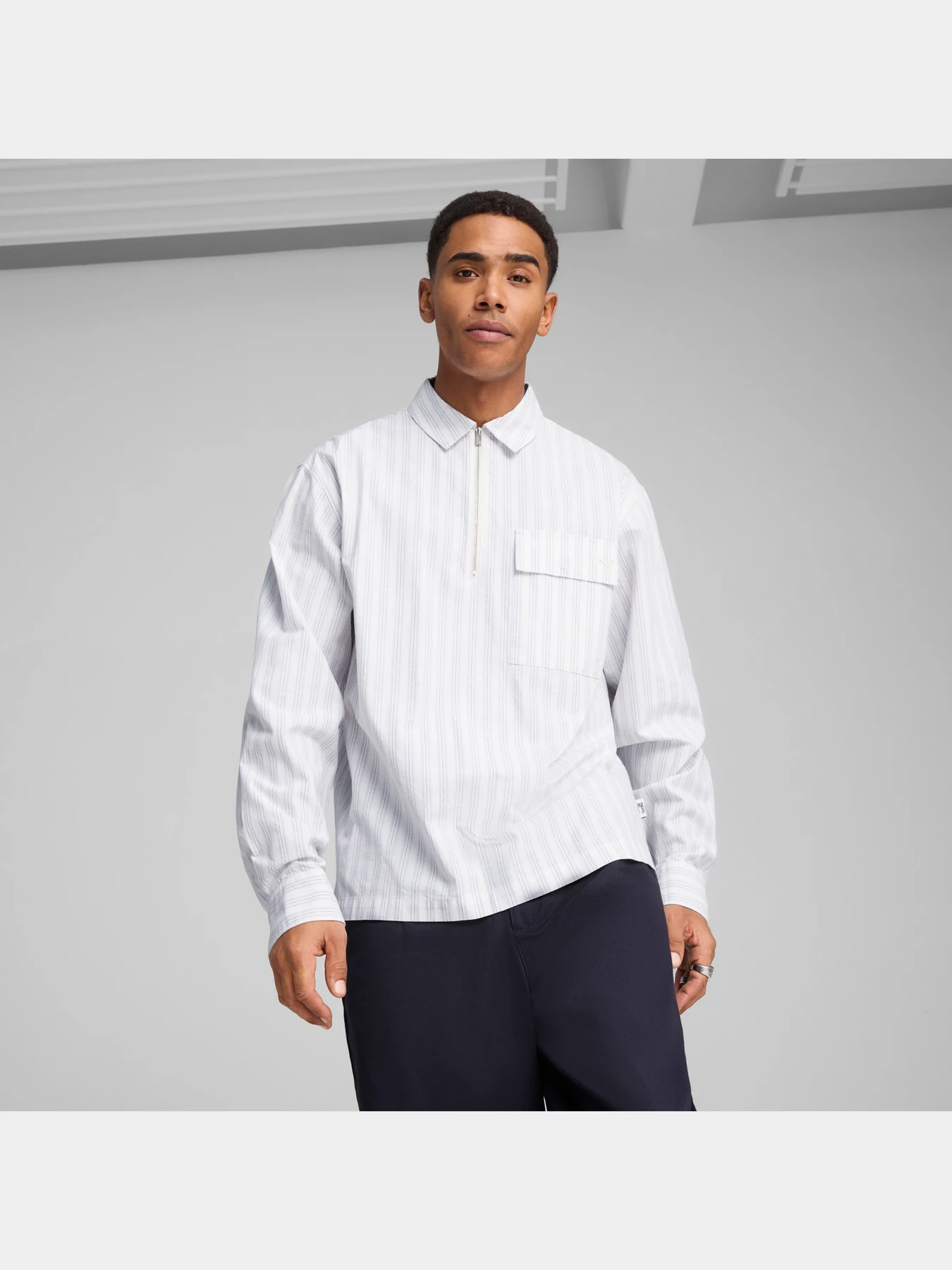 Сорочки PUMA Mmq Half-zip Shirt модель 629345 Сорочки PUMA Mmq Half-zip Shirt модель 629345 Фото