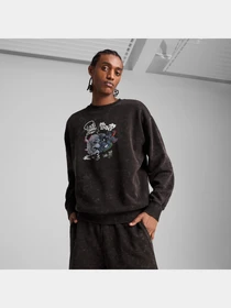 Худі та світшоти PUMA x Tmnt Graphic Crew модель 630100 Фото