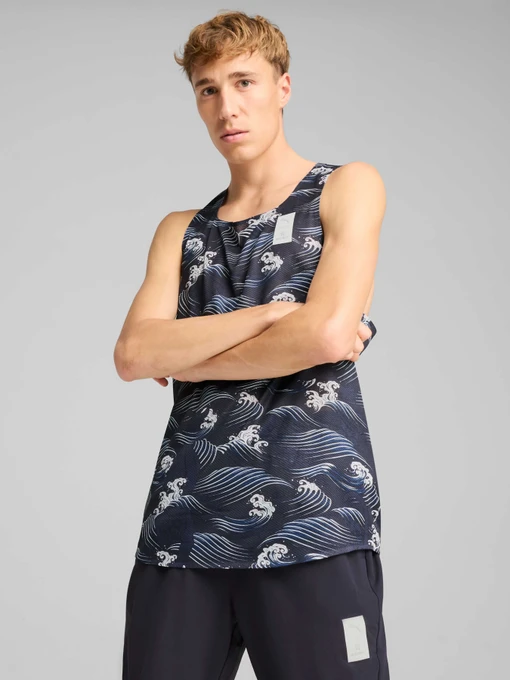 Чоловіча Спортивна майка PUMA M x Saysky Singlet Aop фото 3