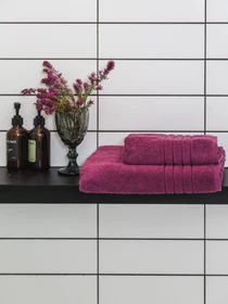Полотенце махровое с бортом высокой плотности Raspberry Ecotton модель 24406 Фото