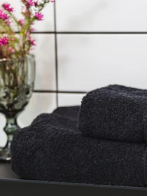 Полотенце махровое с бортом высокой плотности Black Ecotton модель 24404 Фото